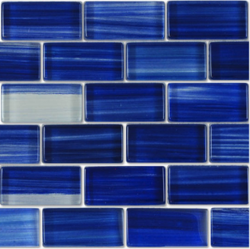 Aquabella Monet Paradise 1x2 Glass Tile
